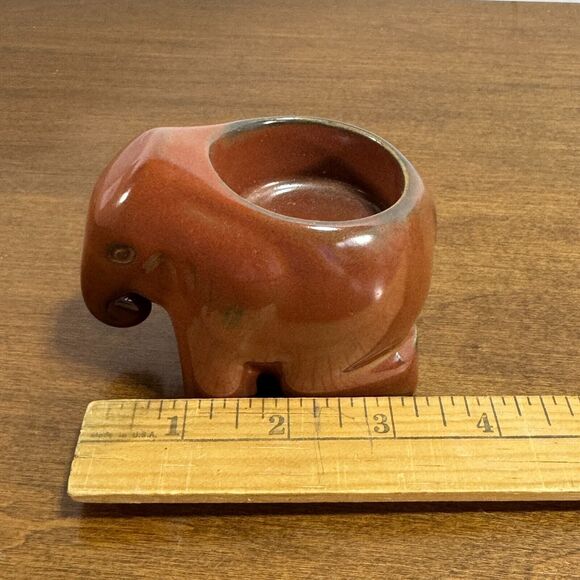 Partylite African Inspiration Elephant Tea light Holders Set of 2 - Picture 7 of 8